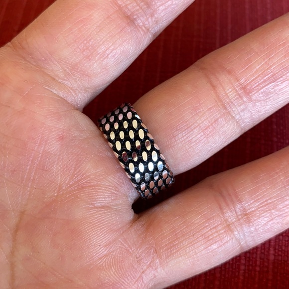 NEW 925 STERLING SILVER MEN ETERNITY WEDDING BAND - Picture 4 of 7